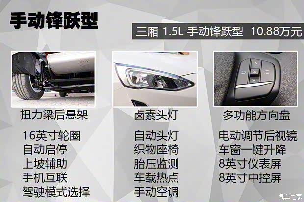 長(zhǎng)安福特 ?？怂?2021款 三廂 1.5L 手動(dòng)鋒躍型