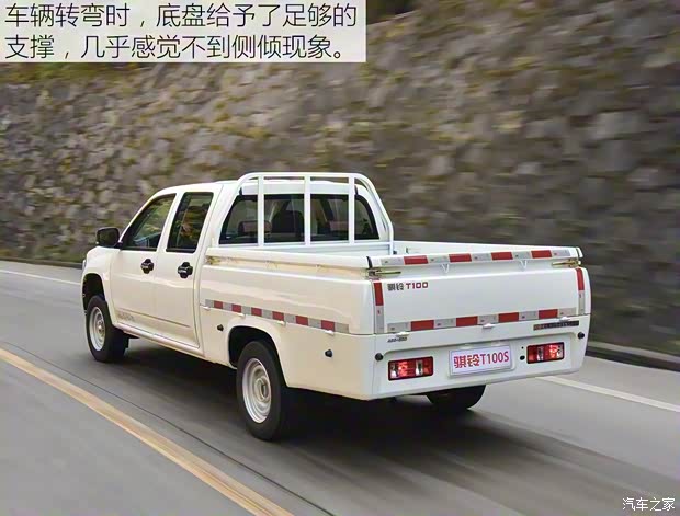 江铃集团轻汽 骐铃T100 2017款 2.2L三面开豪华版双排V22