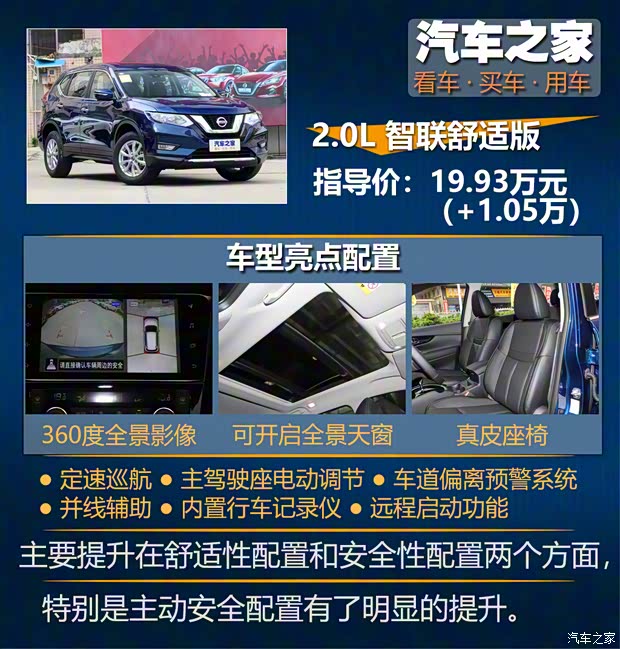 東風(fēng)日產(chǎn) 奇駿 2021款 2.0L XL ITS CVT 2WD智聯(lián)舒適版