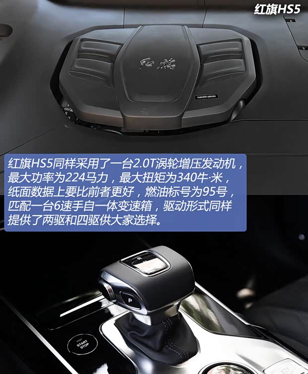 一汽红旗 红旗HS5 2019款 2.0T 智联旗领四驱版