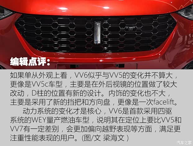 长城汽车 WEY VV6 2018款 基本型
