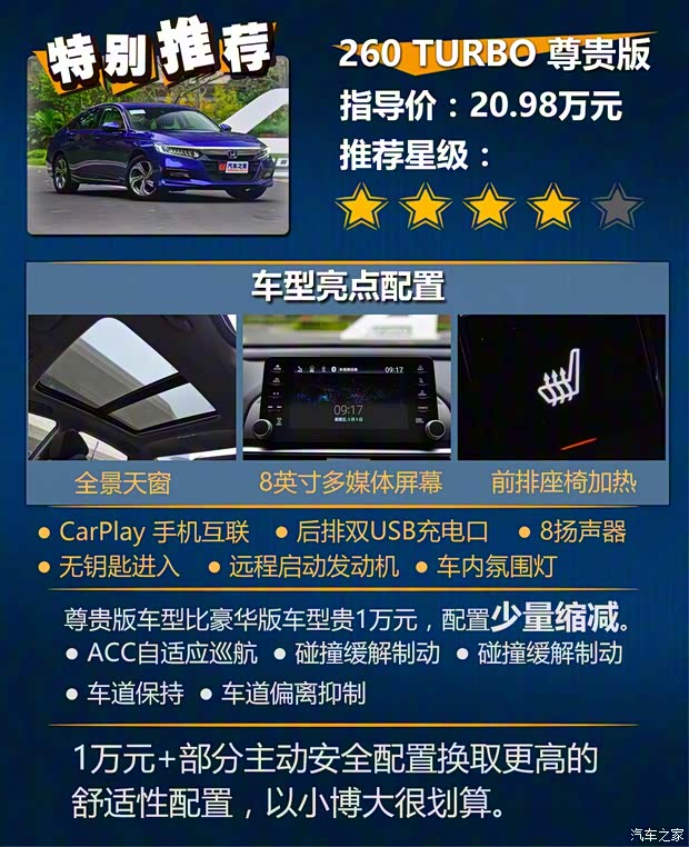廣汽本田 雅閣 2018款 260TURBO 旗艦版