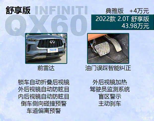 東風(fēng)英菲尼迪 英菲尼迪QX60 2022款 2.0T 舒享版