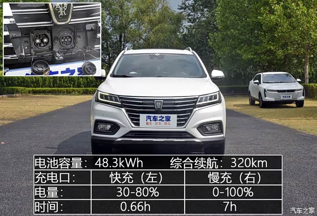上汽集团 荣威RX5新能源 2017款 ERX5 EV400 电动互联网至尊版