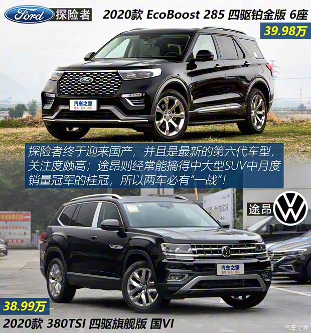 長(zhǎng)安福特 探險(xiǎn)者 2020款 EcoBoost 285 四驅(qū)鉑金版 6座