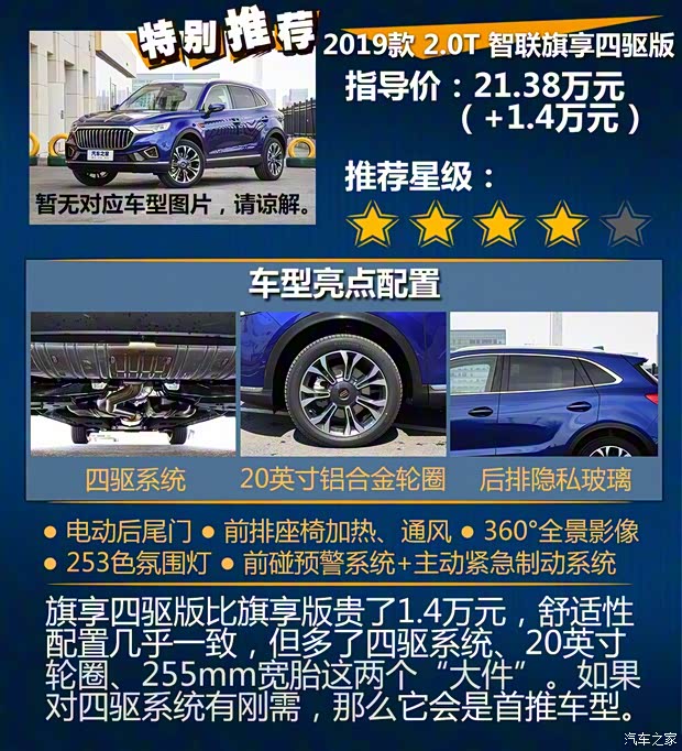 一汽红旗 红旗HS5 2019款 2.0T 智联旗领四驱版 一汽红旗 红旗HS5 2019款 2.0T 智联旗领四驱版