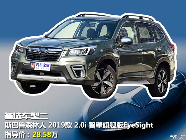 斯巴鲁 森林人 2019款 2.0i 智擎旗舰版EyeSight