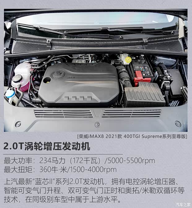 上汽集团 荣威iMAX8 2021款 400TGI Supreme系列至尊版