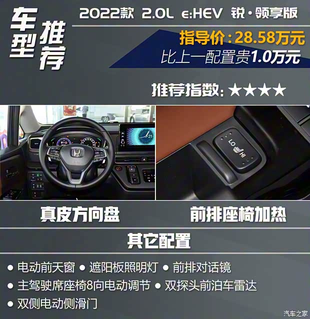 廣汽本田 奧德賽 2022款 2.0L e:HEV 銳·耀享版 廣汽本田 奧德賽 2022款 2.0L e:HEV 銳·耀享版