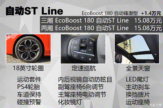 長(zhǎng)安福特 福克斯 2021款 三廂 EcoBoost 180 自動(dòng)ST Line