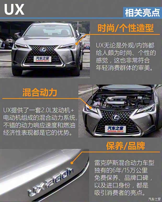雷克萨斯 雷克萨斯UX 2019款 260h 探·趣版 国VI 雷克萨斯 雷克萨斯UX 2019款 260h 探·趣版 国VI