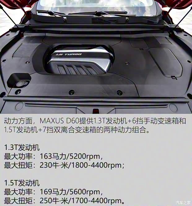 上汽大通 上汽MAXUS D60 2019款 1.3T 手動樂享版
