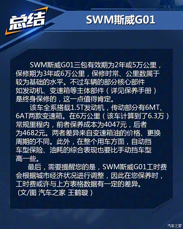 SWM斯威汽车 SWM斯威G01 2018款 1.5T 自动智up