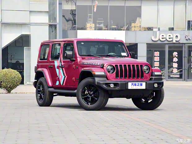 Jeep(进口) 牧马人 2022款 2.0T 高地巴哈马沙滩粉特别版