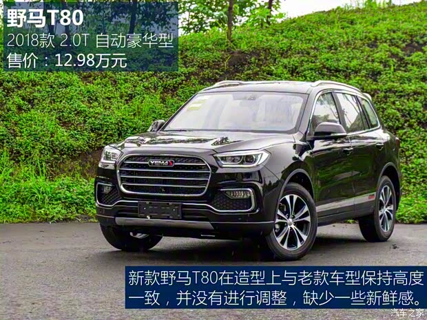 野马汽车 野马T80 2018款 2.0T 自动豪华型 野马汽车 野马T80 2018款 2.0T 自动豪华型