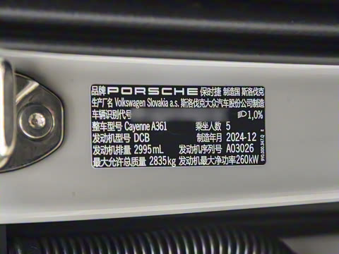 2025�� Cayenne 3.0T ���ΰ�