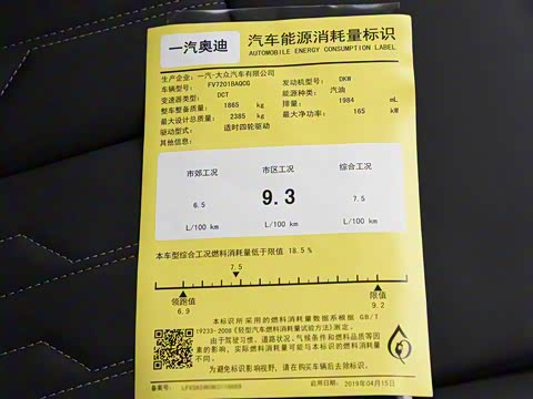 2019�� 45 TFSI quattro ����������