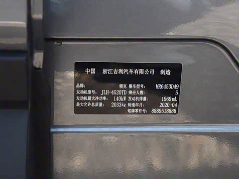 2020�� 2.0T ������Pro�� ��VI