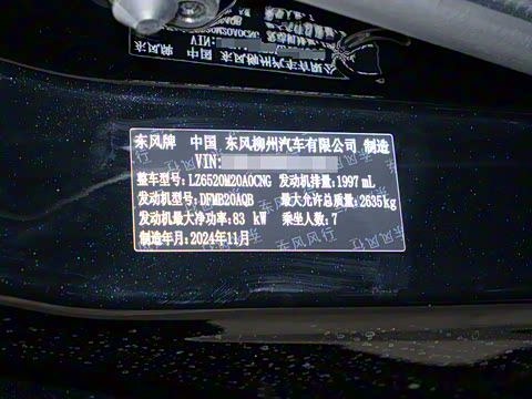 2024�� 2.0L �ֶ�������CNG 7��