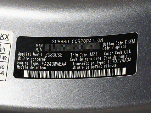 2025�� 2.4L �ֶ���EyeSight STI Sport