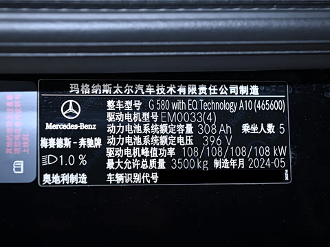 2025�� G580 �׷��ر��